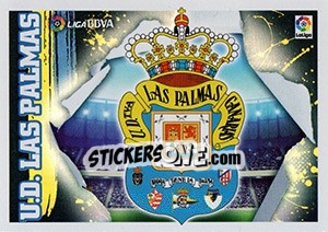 Figurina ESCUDO LAS PALMAS (1) - Liga Spagnola 2015-2016 - Colecciones ESTE