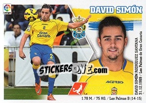 Cromo David Simón (5) - Liga Spagnola 2015-2016 - Colecciones ESTE