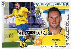 Cromo Javi Castellano (10) - Liga Spagnola 2015-2016 n. 310 - Colecciones ESTE