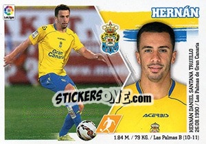 Sticker Hernán (12) - Liga Spagnola 2015-2016 n. 312 - Colecciones ESTE