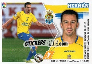 Cromo Hernán (12) - Liga Spagnola 2015-2016 - Colecciones ESTE