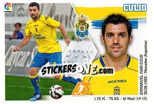 Sticker Culio (13) - Liga Spagnola 2015-2016 n. 313 - Colecciones ESTE
