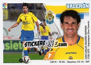 Sticker Valerón (15) - Liga Spagnola 2015-2016 n. 315 - Colecciones ESTE