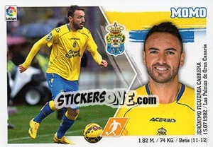 Sticker Momo (17) - Liga Spagnola 2015-2016 n. 317 - Colecciones ESTE