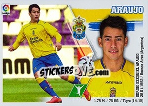 Sticker Araujo (18) - Liga Spagnola 2015-2016 n. 318 - Colecciones ESTE