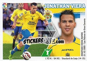 Sticker Jonathan Viera (19) - Liga Spagnola 2015-2016 n. 319 - Colecciones ESTE