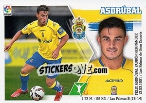 Sticker Asdrúbal (20) - Liga Spagnola 2015-2016 n. 320 - Colecciones ESTE