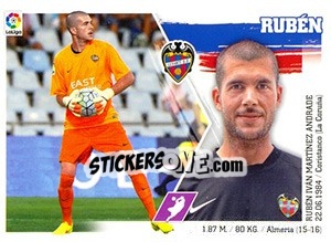 Sticker Rubén (3) - Liga Spagnola 2015-2016 - Colecciones ESTE