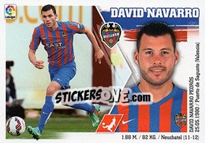 Figurina David Navarro (7) - Liga Spagnola 2015-2016 - Colecciones ESTE