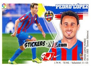Sticker Pedro López (8) - Liga Spagnola 2015-2016 n. 338 - Colecciones ESTE