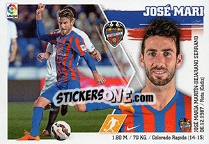 Sticker José Mari (14) - Liga Spagnola 2015-2016 n. 344 - Colecciones ESTE
