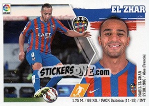 Sticker El Zhar (16) - Liga Spagnola 2015-2016 n. 346 - Colecciones ESTE