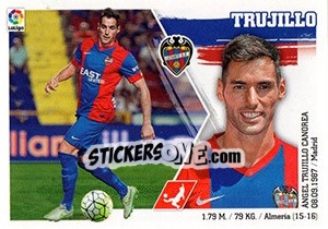 Sticker Trujillo (21) - Liga Spagnola 2015-2016 n. 351 - Colecciones ESTE