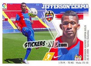 Cromo Jefferson Lerma (COLOCA) (16 BIS) - Liga Spagnola 2015-2016 - Colecciones ESTE