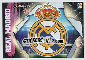 Sticker ESCUDO REAL MADRID (1) - Liga Spagnola 2015-2016 - Colecciones ESTE