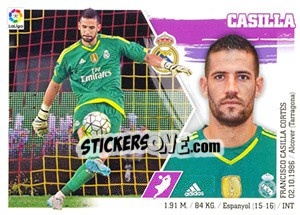 Cromo Casilla (3) - Liga Spagnola 2015-2016 - Colecciones ESTE