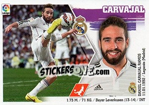 Sticker Carvajal (5) - Liga Spagnola 2015-2016 n. 365 - Colecciones ESTE