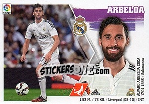 Sticker Arbeloa (6) - Liga Spagnola 2015-2016 n. 366 - Colecciones ESTE