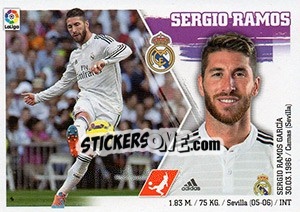 Sticker Sergio Ramos (7) - Liga Spagnola 2015-2016 n. 367 - Colecciones ESTE