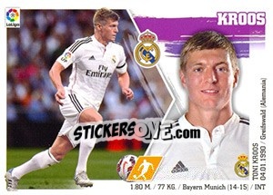 Sticker Kroos (12) - Liga Spagnola 2015-2016 n. 372 - Colecciones ESTE
