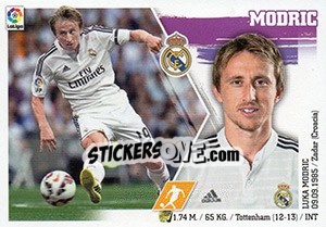 Sticker Modric (14) - Liga Spagnola 2015-2016 - Colecciones ESTE