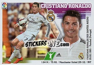 Sticker Cristiano Ronaldo (19) - Liga Spagnola 2015-2016 n. 379 - Colecciones ESTE