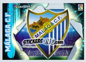 Sticker ESCUDO MÁLAGA (1) - Liga Spagnola 2015-2016 - Colecciones ESTE