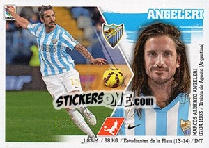 Sticker Angeleri (6) - Liga Spagnola 2015-2016 n. 396 - Colecciones ESTE
