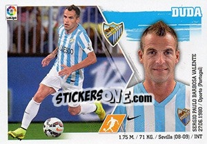 Sticker Duda (14) - Liga Spagnola 2015-2016 n. 404 - Colecciones ESTE
