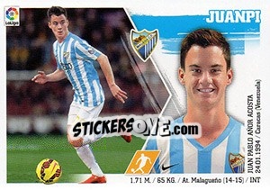 Sticker Juanpi (16) - Liga Spagnola 2015-2016 n. 406 - Colecciones ESTE