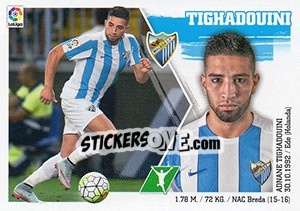 Sticker Tighadouini (17) - Liga Spagnola 2015-2016 n. 407 - Colecciones ESTE