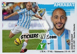 Sticker Amrabat (18) - Liga Spagnola 2015-2016 n. 408 - Colecciones ESTE