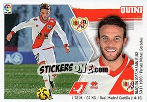Sticker Quini (6) - Liga Spagnola 2015-2016 n. 426 - Colecciones ESTE