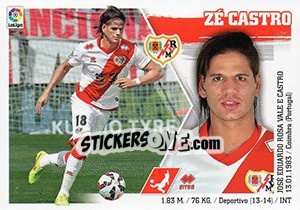 Cromo Zé Castro (7) - Liga Spagnola 2015-2016 n. 427 - Colecciones ESTE