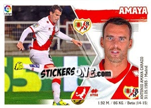 Sticker Amaya (8) - Liga Spagnola 2015-2016 n. 428 - Colecciones ESTE