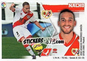 Figurina Nacho (10) - Liga Spagnola 2015-2016 - Colecciones ESTE