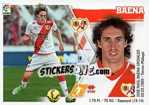 Sticker Baena (12) - Liga Spagnola 2015-2016 n. 432 - Colecciones ESTE