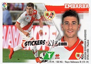 Sticker Embarba (18) - Liga Spagnola 2015-2016 n. 438 - Colecciones ESTE