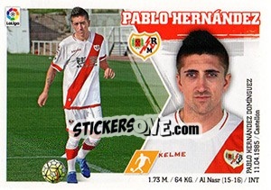 Sticker Pablo Hernández (22) - Liga Spagnola 2015-2016 n. 442 - Colecciones ESTE