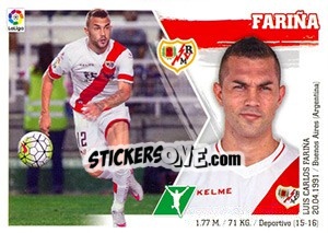 Sticker Fariña (COLOCA) (16 BIS) - Liga Spagnola 2015-2016 n. 443 - Colecciones ESTE