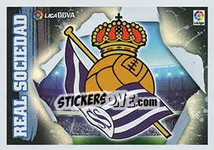 Sticker ESCUDO REAL SOCIEDAD (1) - Liga Spagnola 2015-2016 n. 451 - Colecciones ESTE