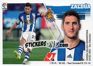 Sticker Zaldúa (5) - Liga Spagnola 2015-2016 n. 455 - Colecciones ESTE
