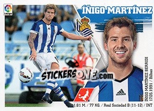 Sticker Íñigo Martínez (9) - Liga Spagnola 2015-2016 - Colecciones ESTE