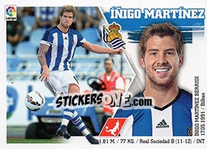Sticker Íñigo Martínez (9) - Liga Spagnola 2015-2016 n. 459 - Colecciones ESTE