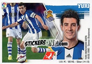 Sticker Yuri (10) - Liga Spagnola 2015-2016 - Colecciones ESTE