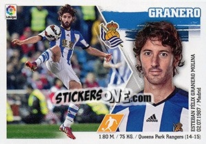 Cromo Granero (13) - Liga Spagnola 2015-2016 n. 463 - Colecciones ESTE