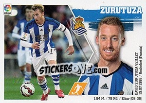 Sticker Zurutuza (14) - Liga Spagnola 2015-2016 n. 464 - Colecciones ESTE