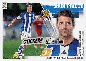Sticker Xabi Prieto (17) - Liga Spagnola 2015-2016 n. 467 - Colecciones ESTE