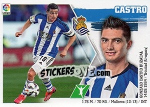 Sticker Castro (19) - Liga Spagnola 2015-2016 n. 469 - Colecciones ESTE