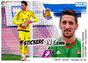 Sticker Oier (COLOCA) (4 BIS) - Liga Spagnola 2015-2016 n. 473 - Colecciones ESTE
